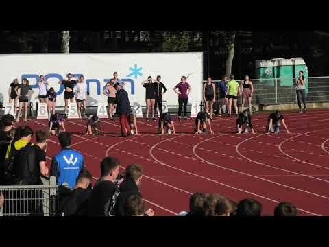 100m kobiet bieg 2 - Poznań Licealiada 20250919