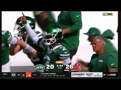 Jets Block Bucs Field Goal & Return it for a TD