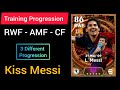 Big Time Kiss Lionel Messi Efootball 2024 RWF Card Max Training Progression