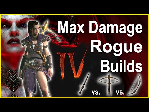 Diablo 4 - Max Damage Rogue Builds - How to get more Damage! - Best Rogue Tips - Eternal✔️