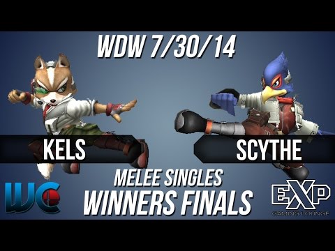 WDW 7/30/14 - Kels (Fox/Falco) vs. Scythe (Falco/Falcon) Melee Singles Winners Finals