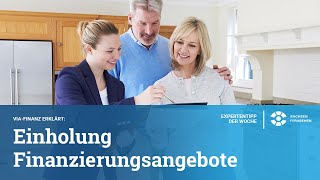 Einholung Finanzierungsangebote | TV Folge aus Expertentipp der Woche