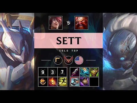 Sett Top vs Gragas - NA Grandmaster Patch 25.12