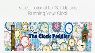 Clock Tutorial for Setting Up and Running an E. Ingraham & Co. Parlor Clock