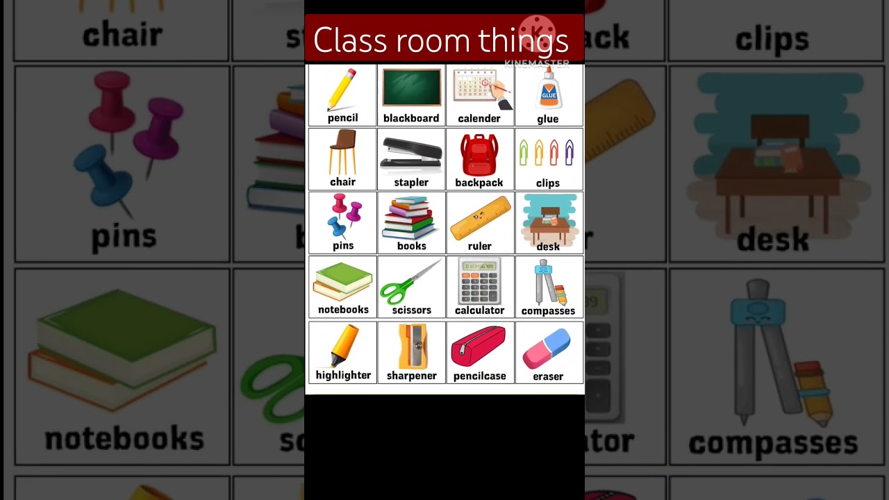 class room objects| class room things name| #classroom #object #shorts