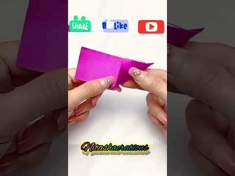 Handmade ribbon Rose hashtag craft