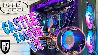 Deepcool ディープクール DP-GS-H12AR-CSL240V2 Deepcool CASTLE 240 RGB V2 (DP-GS-H12AR-CSL240V2) купить в