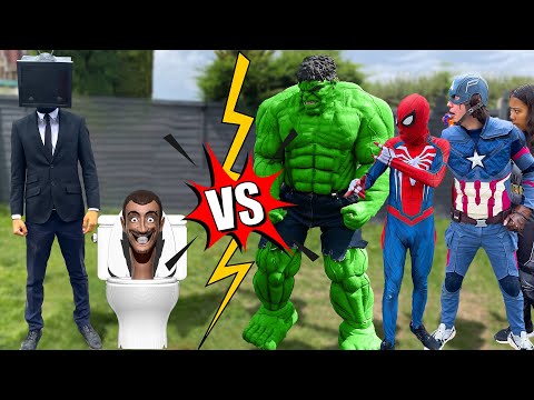 Skibidi Toilet VS Superheroes - Toilet Trouble!