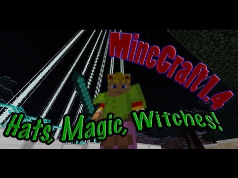 FireRockerzstudios - MineCraft 1.4 Snapshot 12w40a Hats, Witch Magic, Mixing Potions, And More!