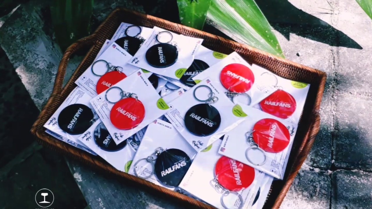 KOK KEREN SIH !!! Gantungan Kunci RAILFANS ini bikin semangat Nyepur