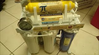 Aqua pure water filter unboxing and fitting