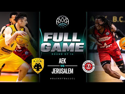 AEK v Hapoel Jerusalem | Full Basketball Game | Basketball Champions League 2022/23