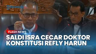 Saldi Isra Cecar Habis Refly Harun di Sidang Roy cs: Yang Saya Hadapi Doktor Konstitusi