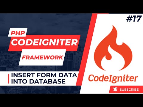 Codeigniter Tutorial In Hindi 17 Insert Data Into Database In Codeigniter 3 Codeigniter