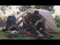 Палатка сверхлегкая двухместная с футпринтом Naturehike Star-River 2 Updated NH17T012-T, 20D, серо-красная
