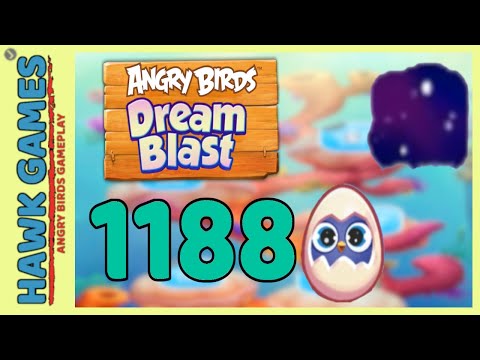 Angry Birds Dream Blast Level 1188 - Walkthrough, No Boosters