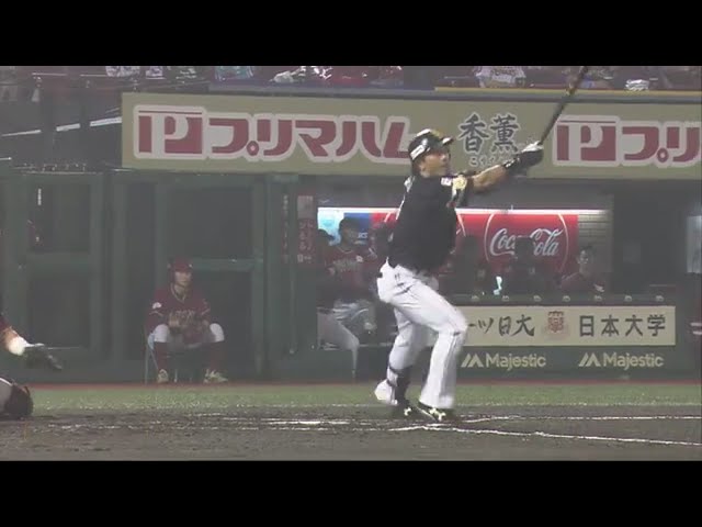 【7回表】ホークス・松田 逆方向へ3年連続20本塁打に到達する一発!! 2017/8/18 E-H