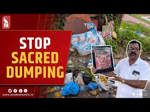 Abandoned God Portraits Found at Mapusa Immersion Site