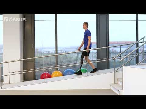 Ramp Descent - With 1 Handed Support (Transtibial Functional Training)