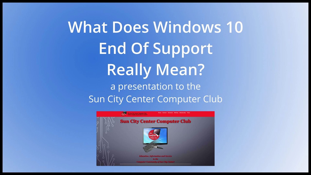 What Does Windows 10 End of Support Really Mean