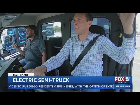 Driving An All-Electric Semi Truck