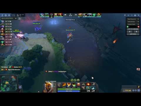 Dota2 Legion Commander Rampage real 1K+ damage