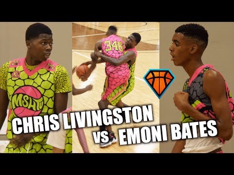 Chris Livingston & Emoni Bates Combine For 94 POINTS in HEATED Battle at MSHTV!! | Top 2 8th Graders