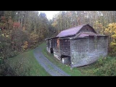 Drone inspecting a spooky/haunted house in Asheville ‑ Made with FlexClip