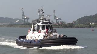 preview picture of video 'Panama Canal, Panama - Transit - Puerto de Balboa HD (2014)'