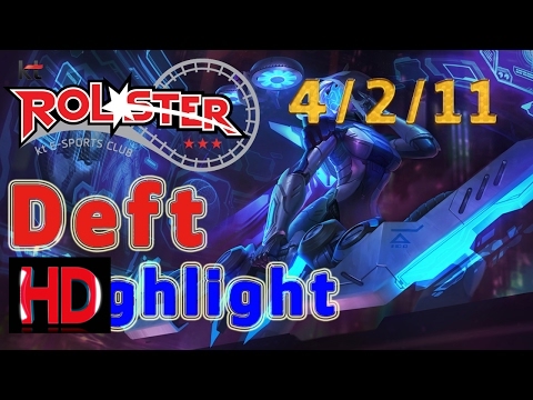 Highlight KT Rolster Deft Ashe ADC vs Jhin Patch 7.2| VivuGaming✔