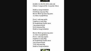 Dahil Sa Isang Bulaklak - LEOPOLDO SILOS (original composer and pianist)
