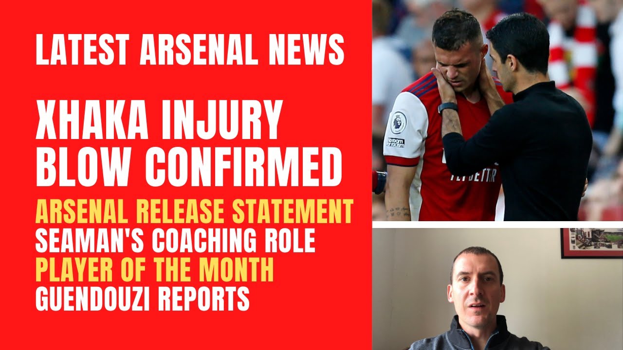 Xhaka injury blow, Arsenal release statement, Seaman's new role, player of the month and Guendouzi