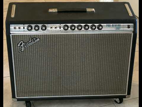 1968 / 1969 Pro Reverb "Silverface Drip Edge" +"Blackface"+ "Black Line" "Blackface" 2-Channel 40-Watt 2x12" image 26