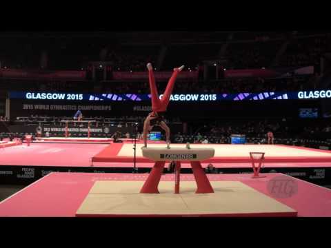 TOBA Andreas (GER) - 2015 Artistic Worlds - Qualifications Pommel Horse