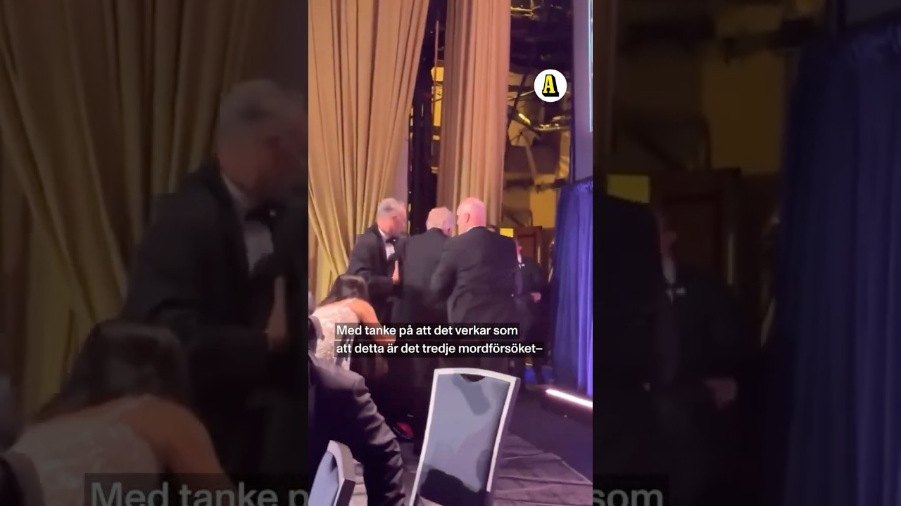 Följde tumultet från hotellet: ”Började lysa”