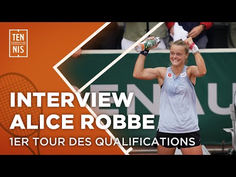 Alice Robbe qualifiée pour le deuxième tour des qualifications | Roland-Garros 2023 | FFT