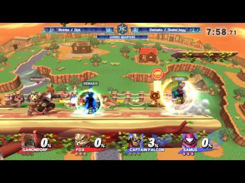FFIX Smash 4 Doubles  LOSERS QUARTERS - Rickles / Dux vs Demako / SkaterJayy