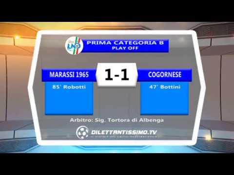 MARASSI 1965 - COGORNESE 1-1 PLAY OFF PRIMA CATEGORIA B