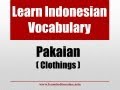 Learn Indonesian Vocabulary through Pictures ...