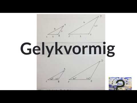 Gelykvormige driehoeke 1 (wiskdou)