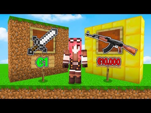 Minecraft ITA - ARMA DA 1 EURO VS ARMA DA 10.000 EURO!!