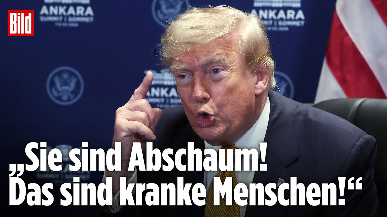 TRUMP WÜTET: „Böse, kranke Leute“ – Iran-Feuerpause laut US-Präsident vorbei!