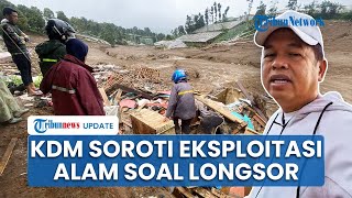 Cisarua Longsor, Dedi Mulyadi Minta Pemerintah dan Masyarakat Sadar Diri, Soroti Ekspolitasi Alam