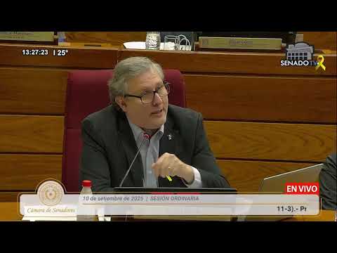 Sesión Ordinaria - Sen. Rafael Filizzola 10/09/2025