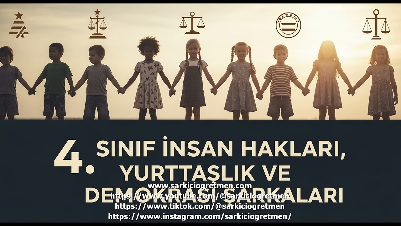 4  Sınıf İnsan Hakları, Yurttaşlık ve Demokrasi   Farklılıklara saygı, uzlaşı içinde yaşa