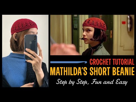 Mathilda Short Beanie/Hat Crochet In-depth Tutorial -...