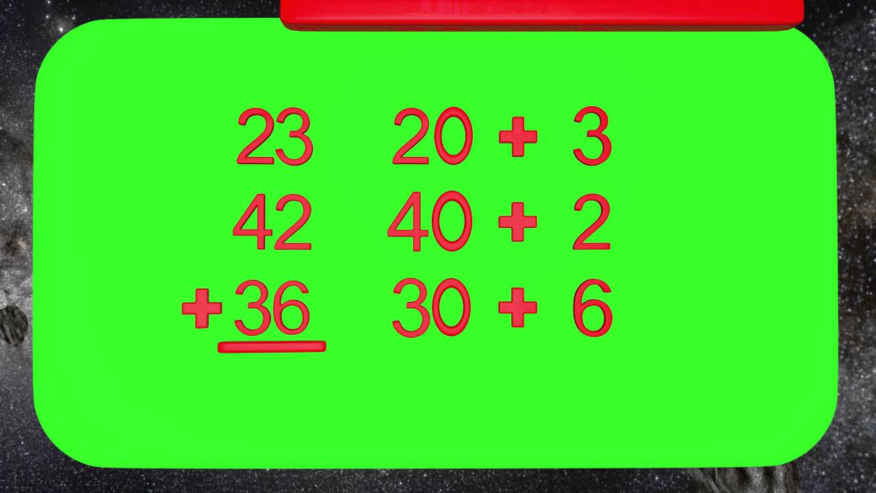 Multiple Digit Addition for 2nd Grade - Math Fun in Outer Space