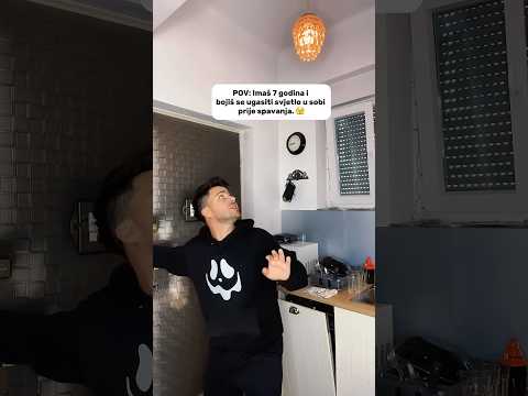 Kad imaš 7 godina i Bojiš se Ugasiti Svjetlo u Sobi prije spavanja 😂🫣😱