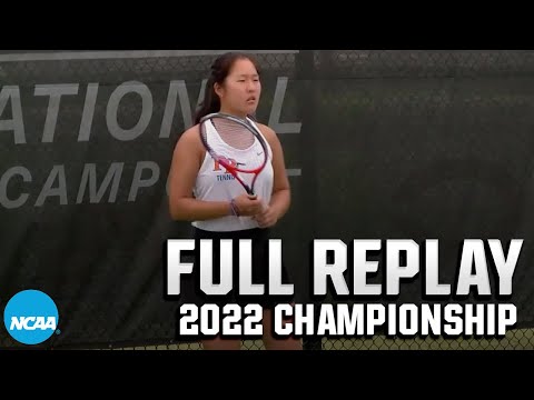 2022 NCAA DIII tennis singles semifinals (May 28) I FULL REPLAY