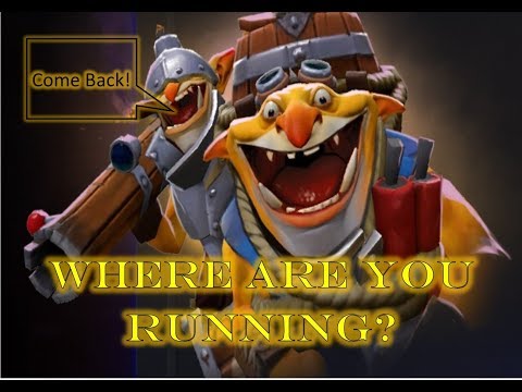 Where are you running?! Dota2 Techies Gameplay